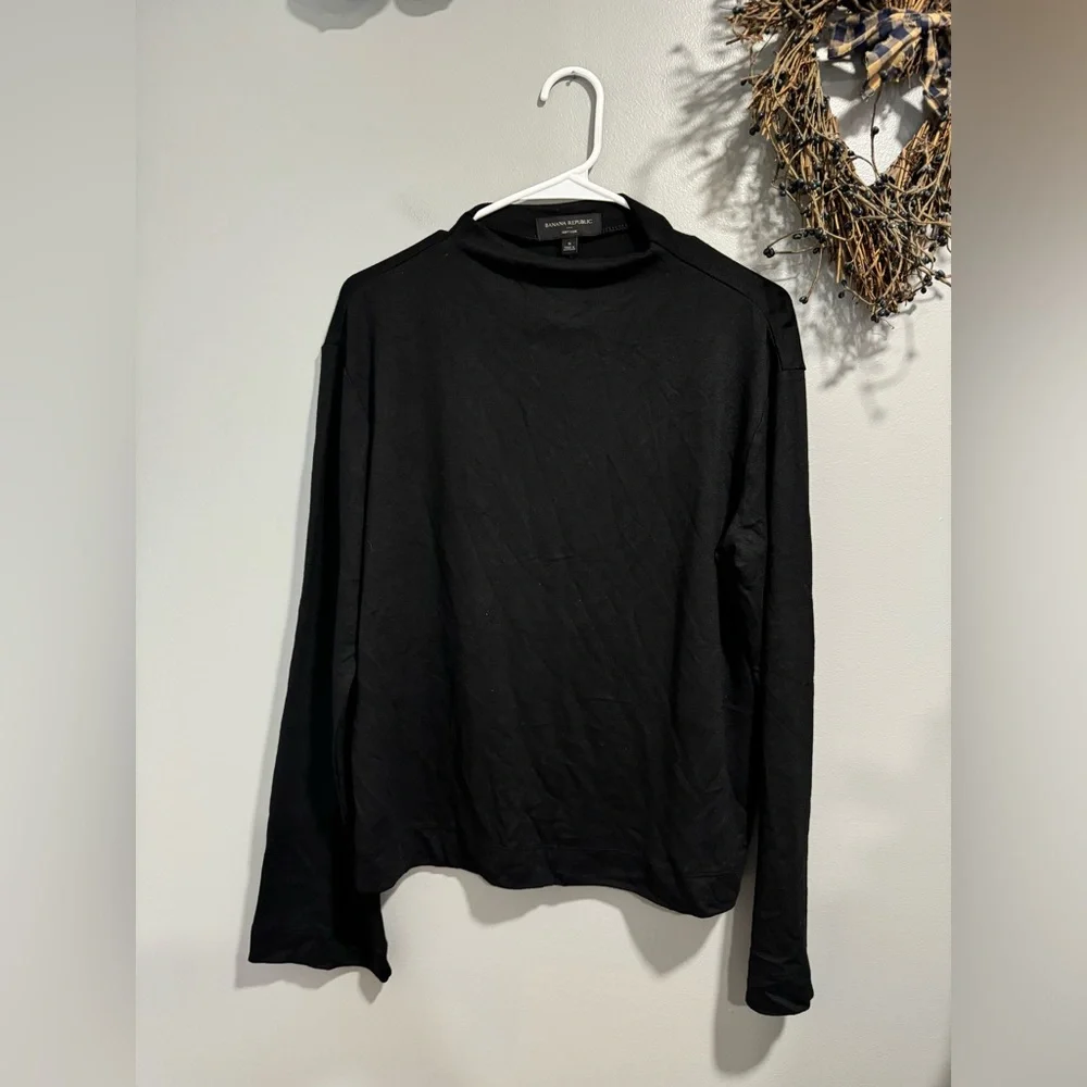 NWT Banana Republic Soft Luxe Long Sleeve Top Women’s size Small - Picture 1 of 6